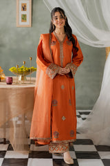 Polished Brown Long Dress