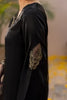 Embroidered Sheesha silk Black Dress