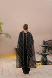 Embroidered Sheesha silk Black Dress
