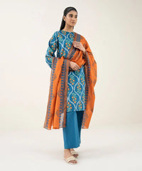 3 Piece - Printed Lawn Suit