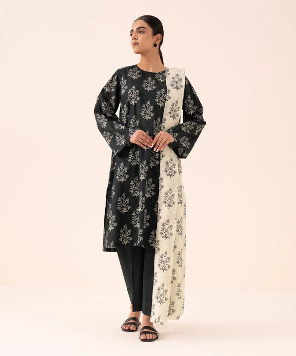 3 Piece - Printed Lawn Suit