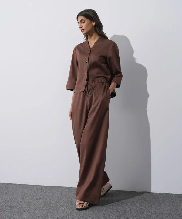 Linen Blend Trousers