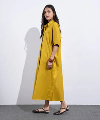 Linen Blend Dress