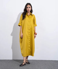 Linen Blend Dress