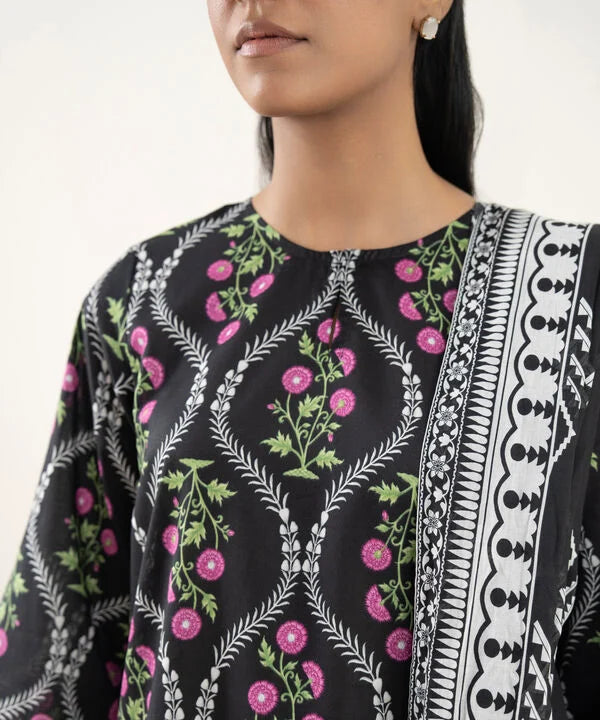 3 Piece - Printed Lawn Suit